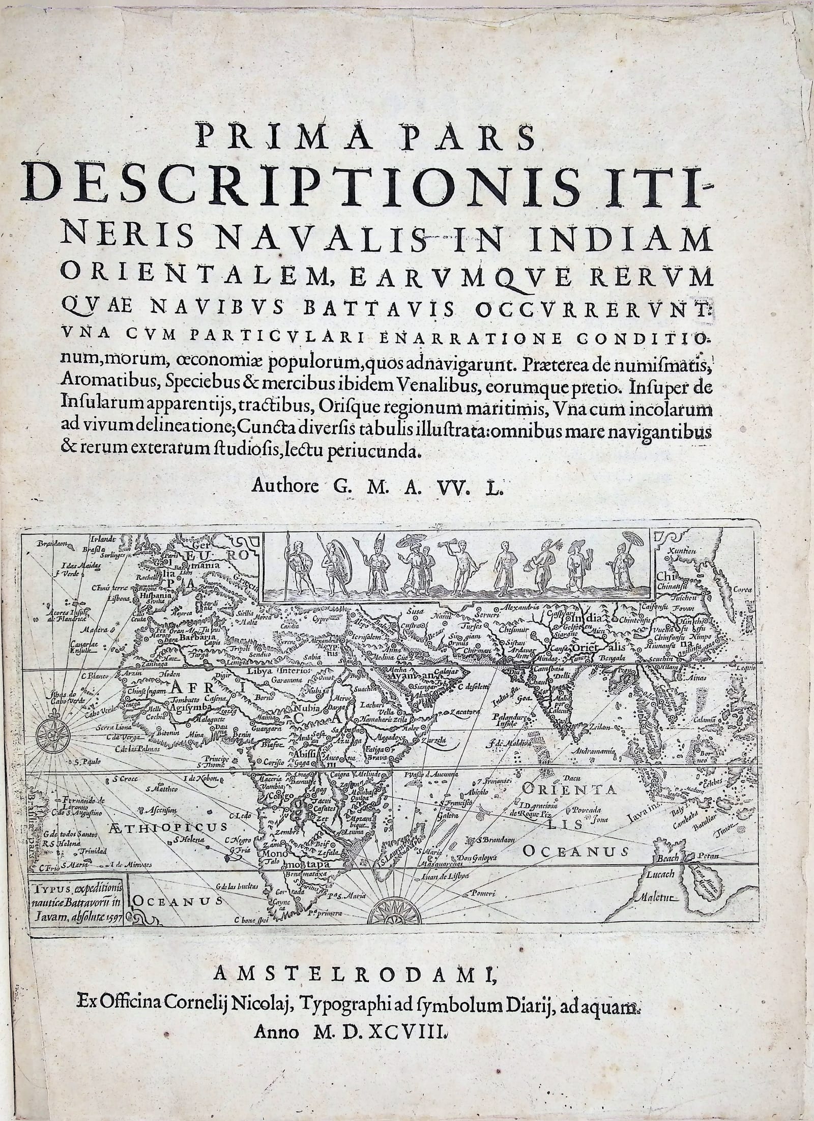 Prima pars descriptionis itineris navalis in Indiam Orientalem