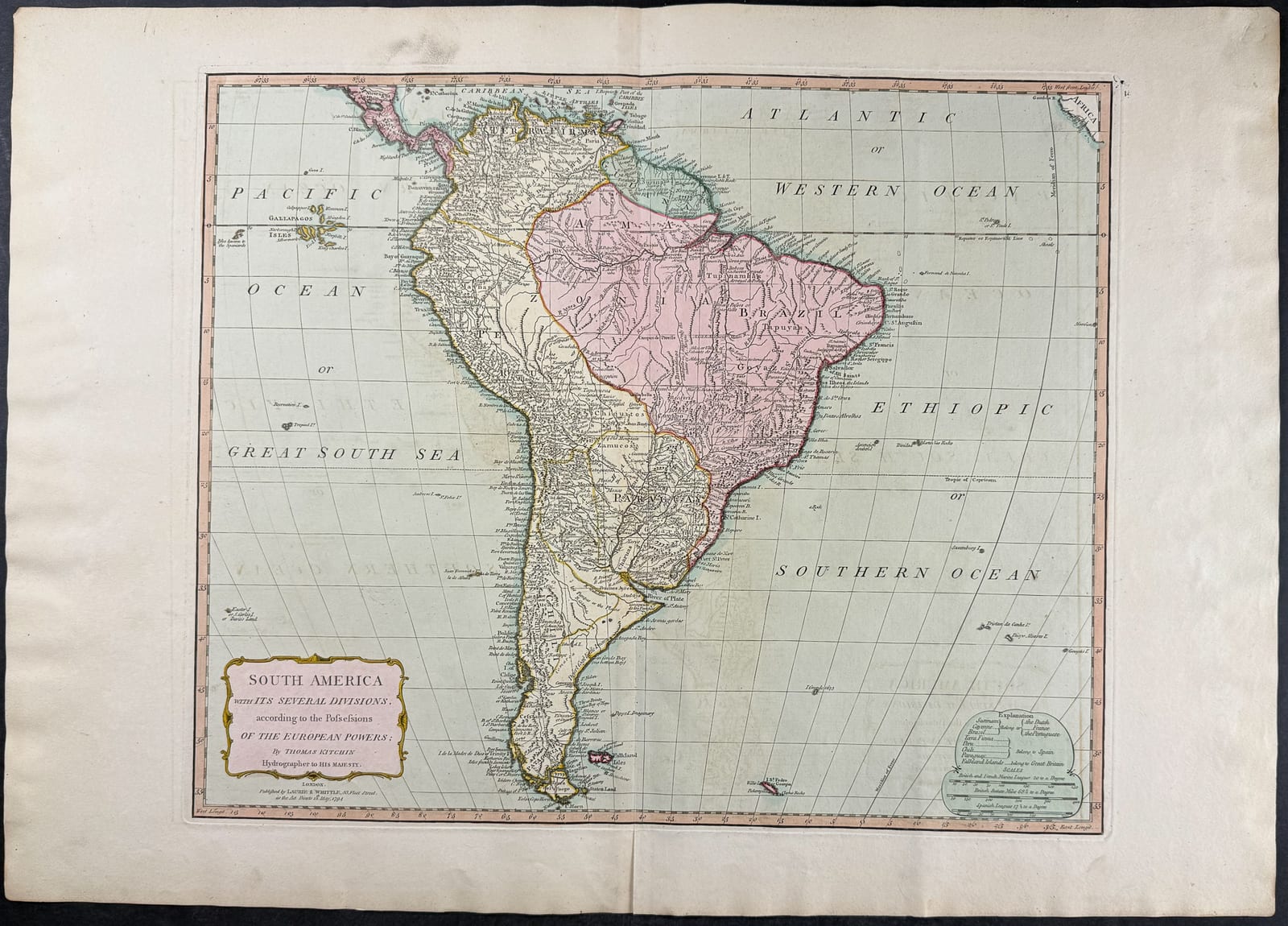 South America, with its several Divisions, Governments &c.