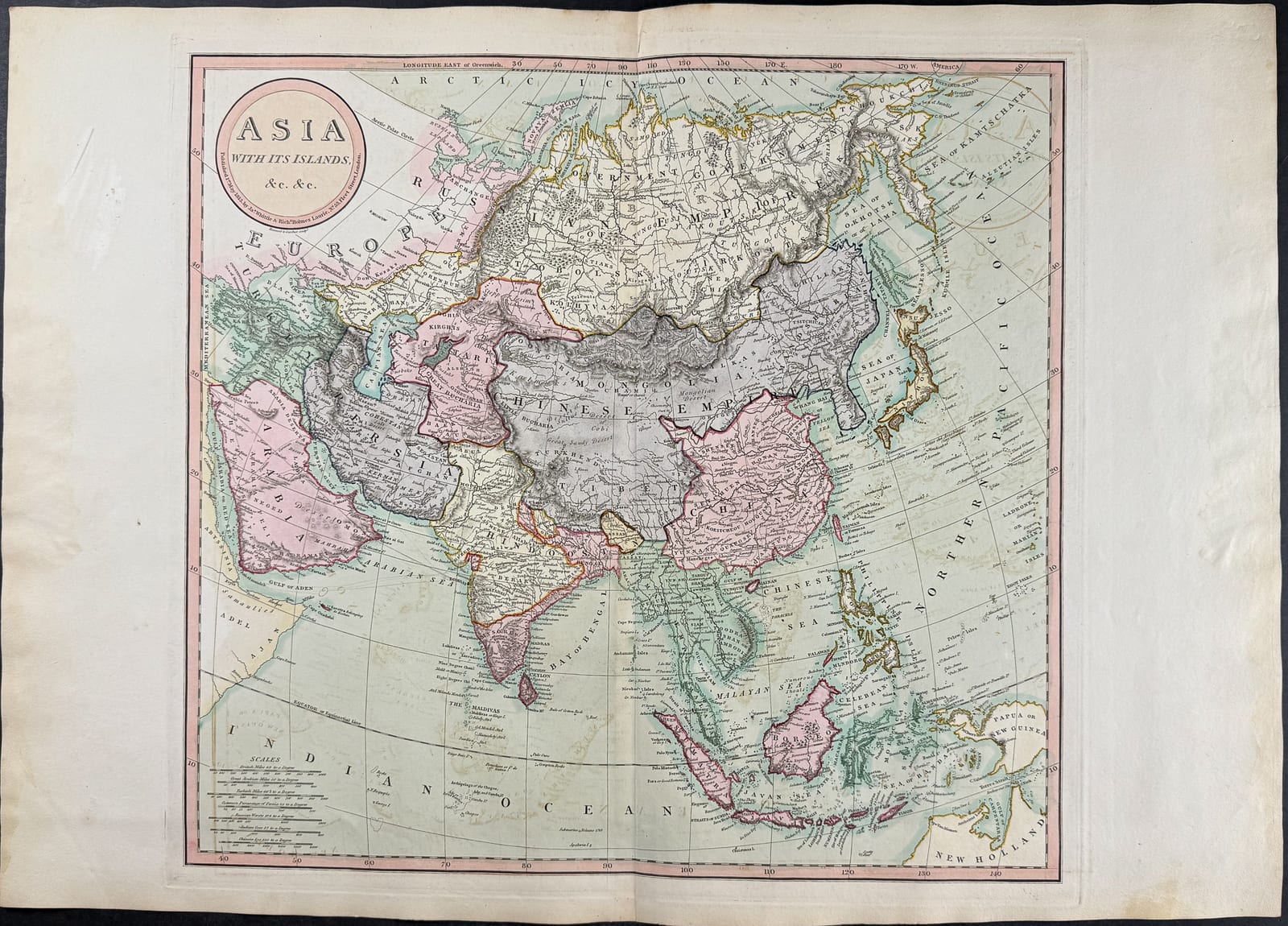 ASIA, WITH ITS ISLANDS AND DIFFERENT REGIONS