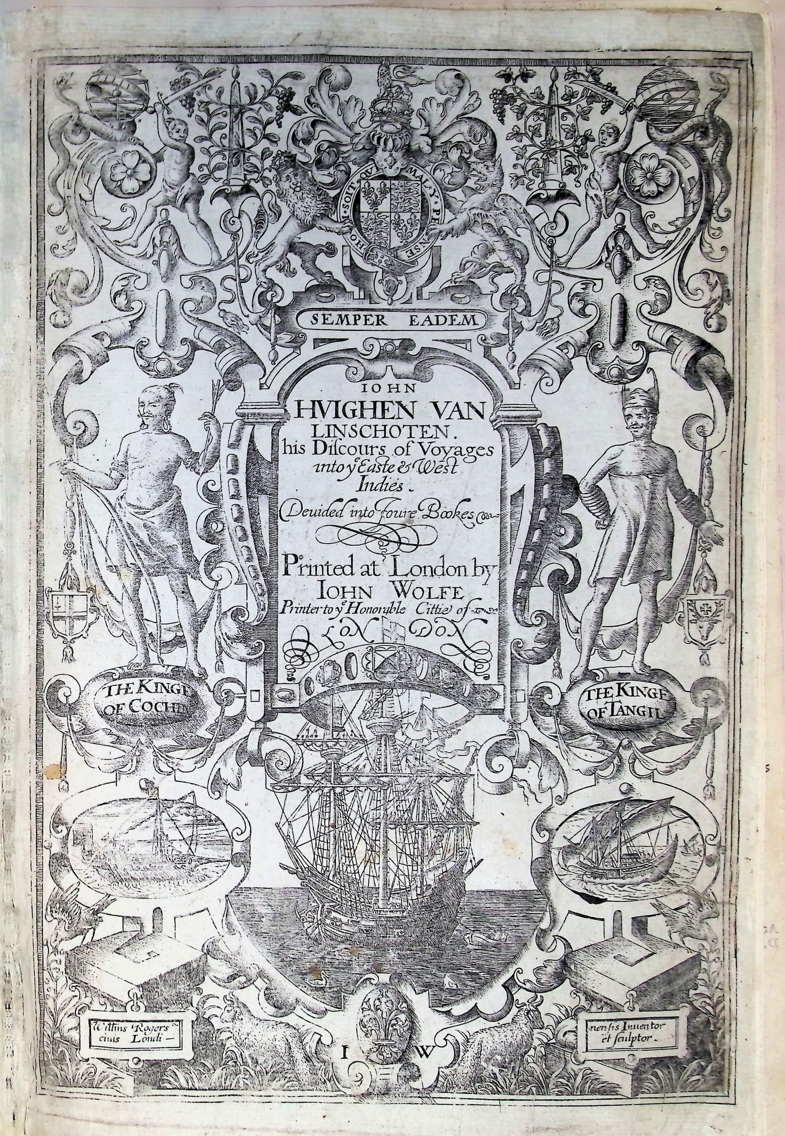 John Huighen van Linschoten his Discours of Voyages into ye Easte & West Indies