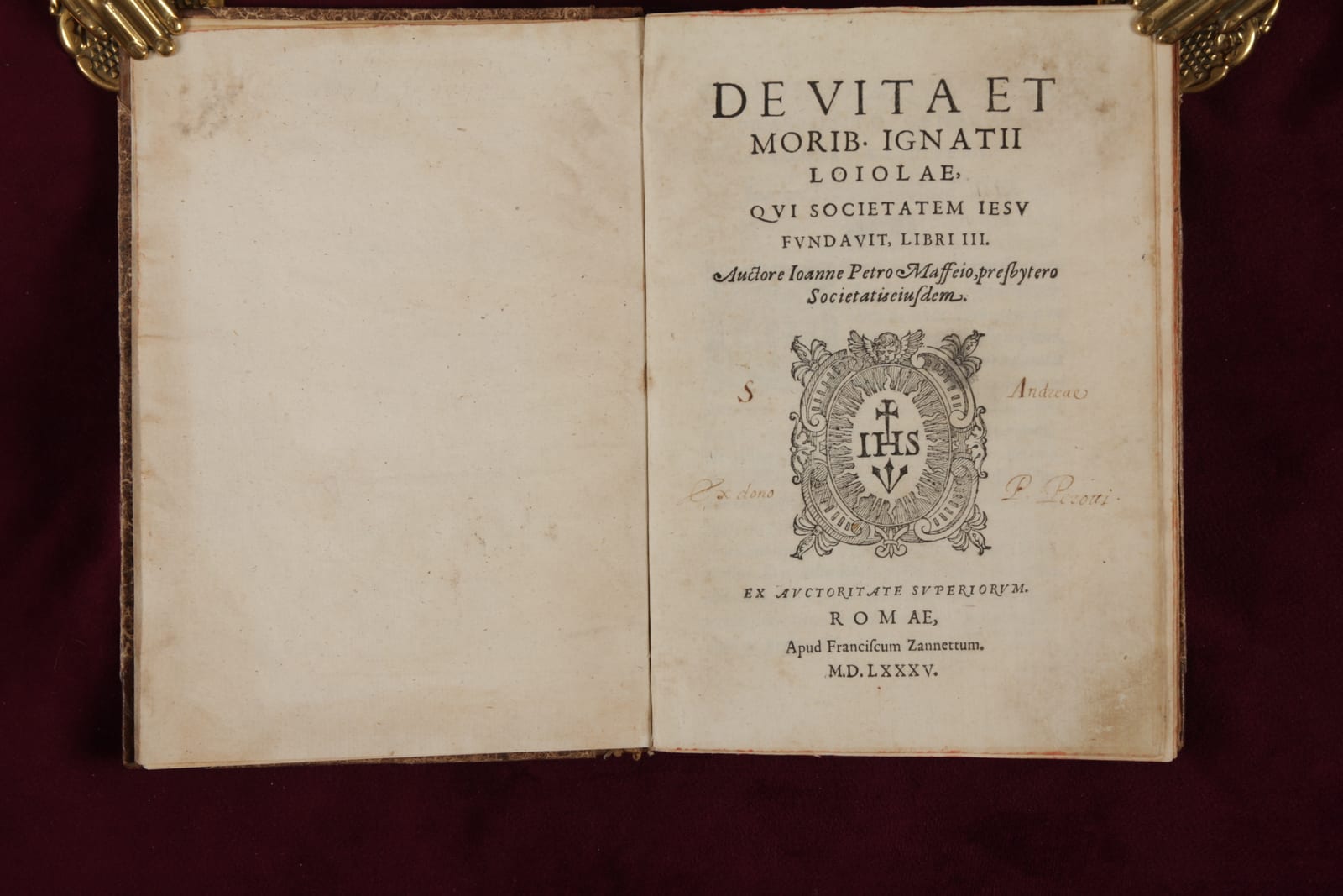 De vita et moribus Ignatii Loiolae libri III