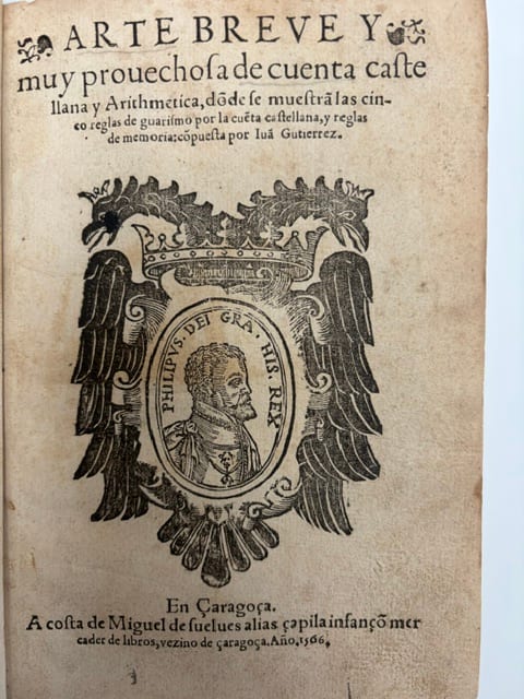 Arte breve y muy provechosa de cuenta castellana y Arithmetica
