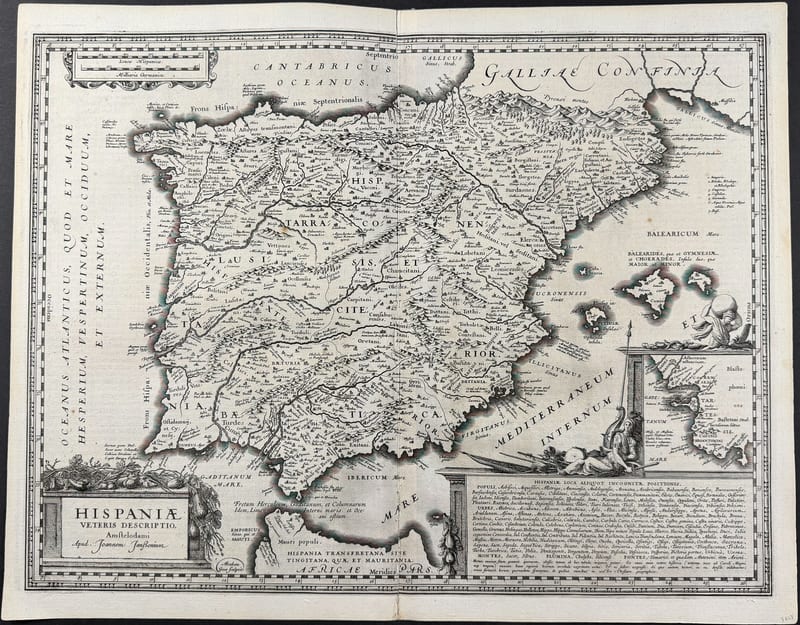 Hispaniae Veteris Descriptio (Ancient Spain and Portugal)
