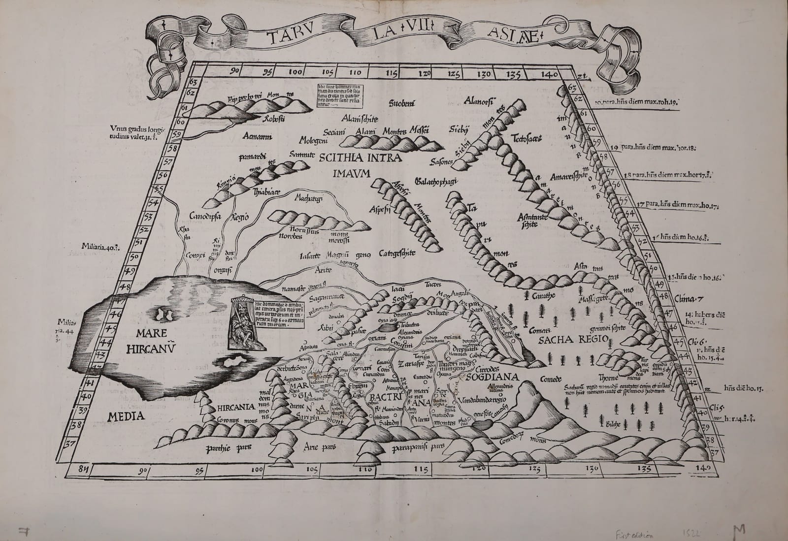 Tabula VIII Asiae: Scythia extra Imaum Montem and Serica (Central Asia and the land of silk)