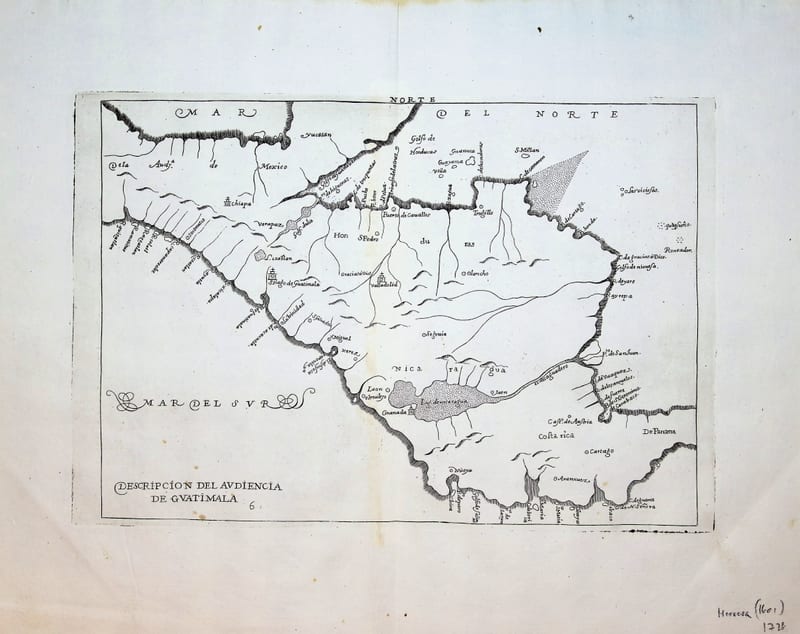 Descripcion del Audiencia de Guatimala (The Audiencia of Guatemala, Central America)