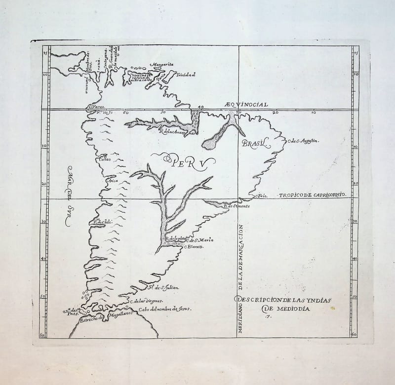 Descripcion de las Yndias de Mediodia (South America)