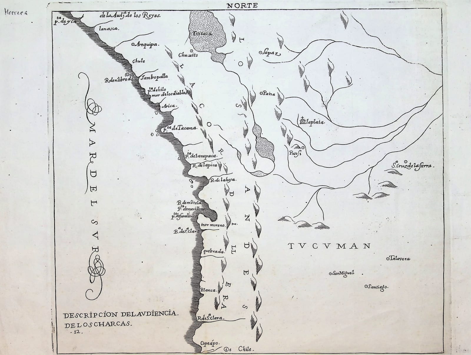 Descripcion del Audiencia de los Charcas (The Audiencia of Charcas, Bolivia)