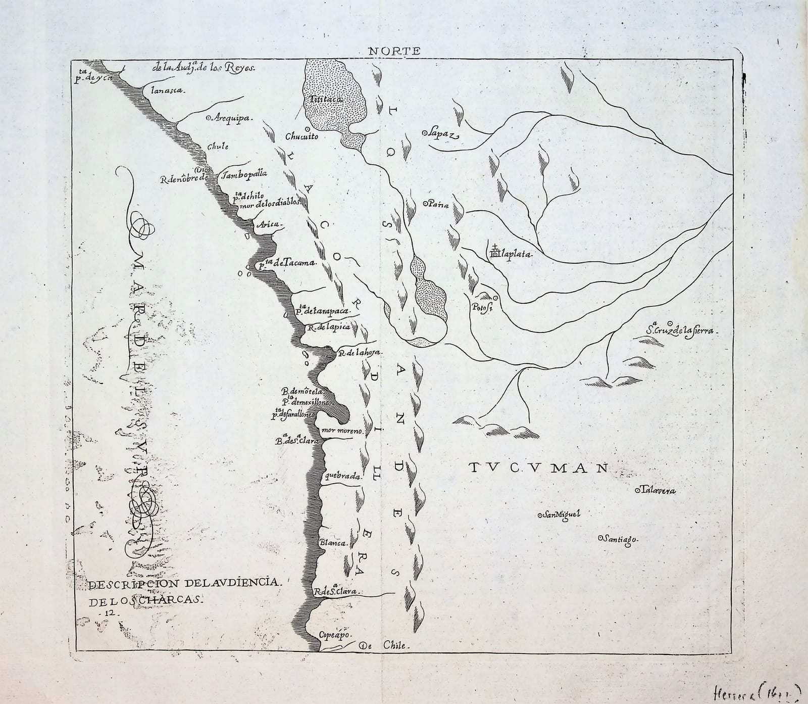 Descripcion del Audiencia de los Charcas (The Audiencia of Charcas, Bolivia)