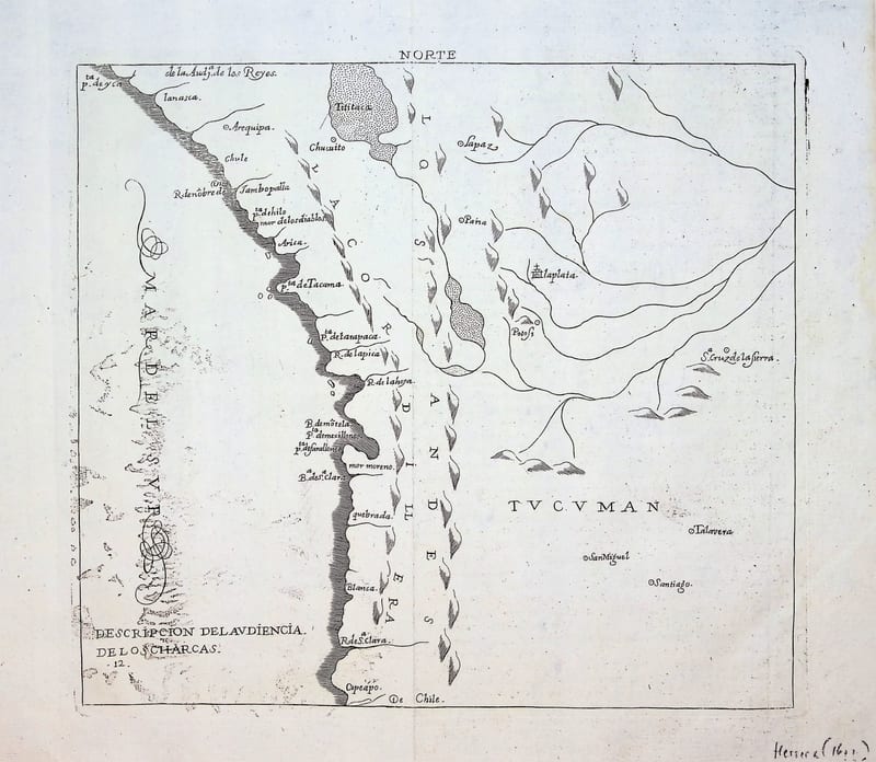 Descripcion del Audiencia de los Charcas (The Audiencia of Charcas, Bolivia)