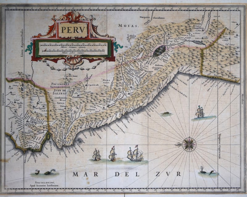 Peru (the Viceroyalty of Peru, from Ecuador to northern Chile)