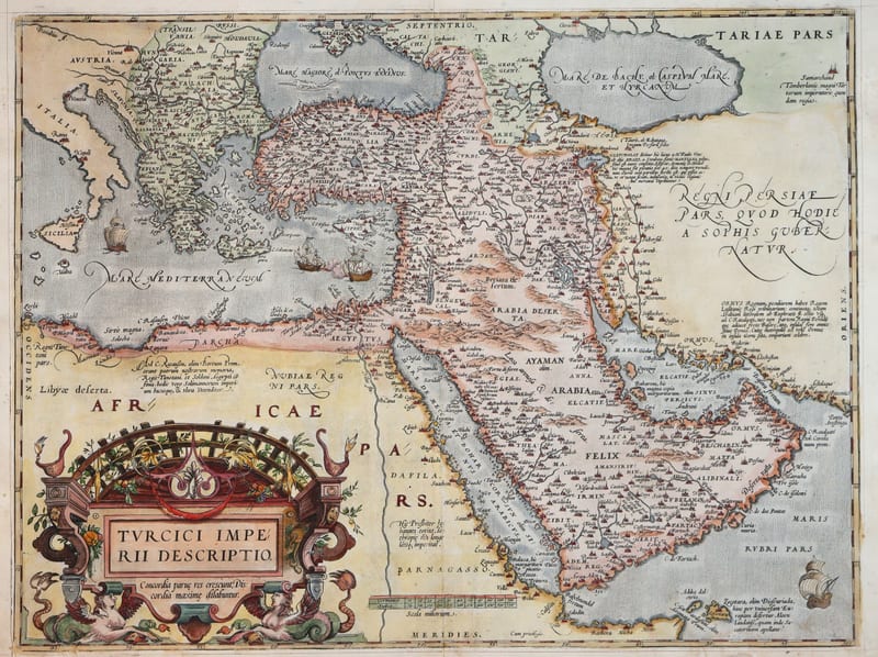 Turcici Imperii Descriptio (The Ottoman Empire), first plate