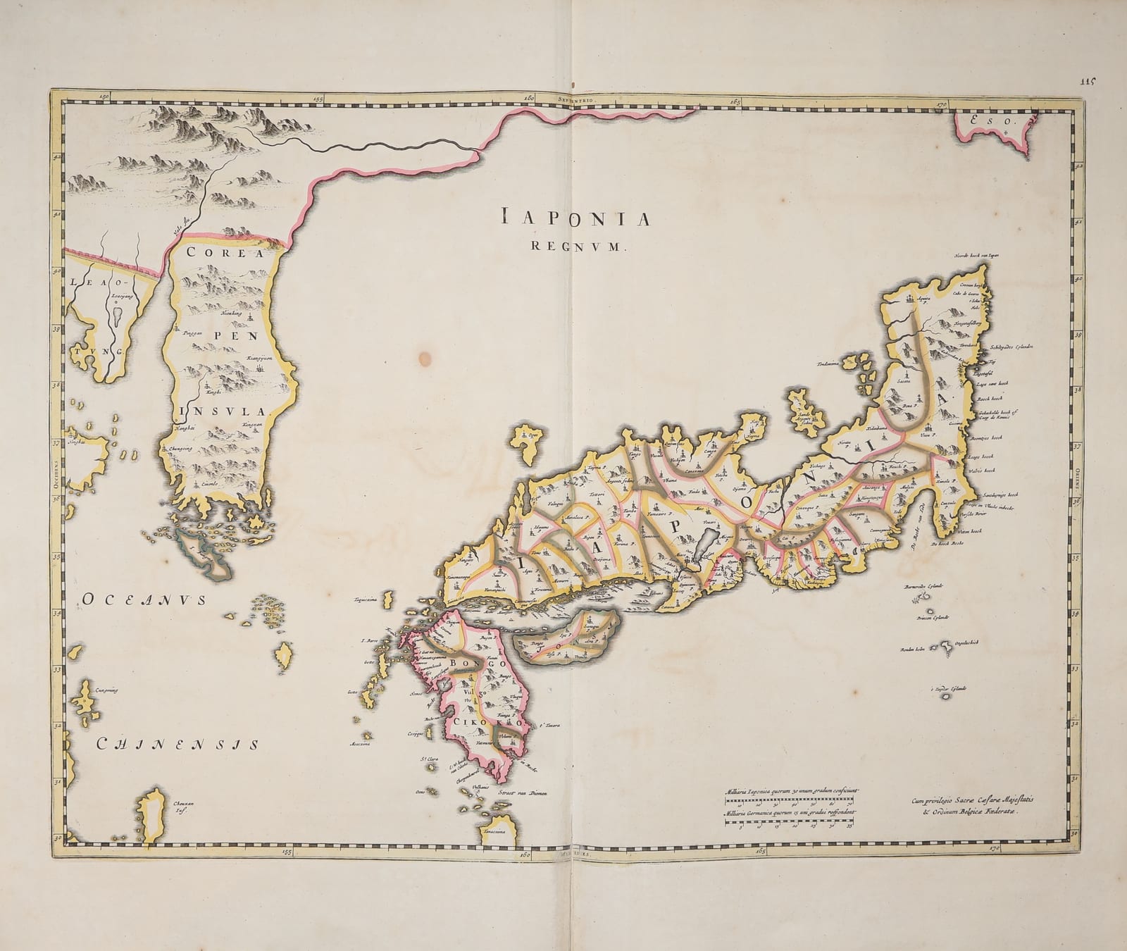 Iaponia Regnum (The Kingdom of Japan, with Korea)