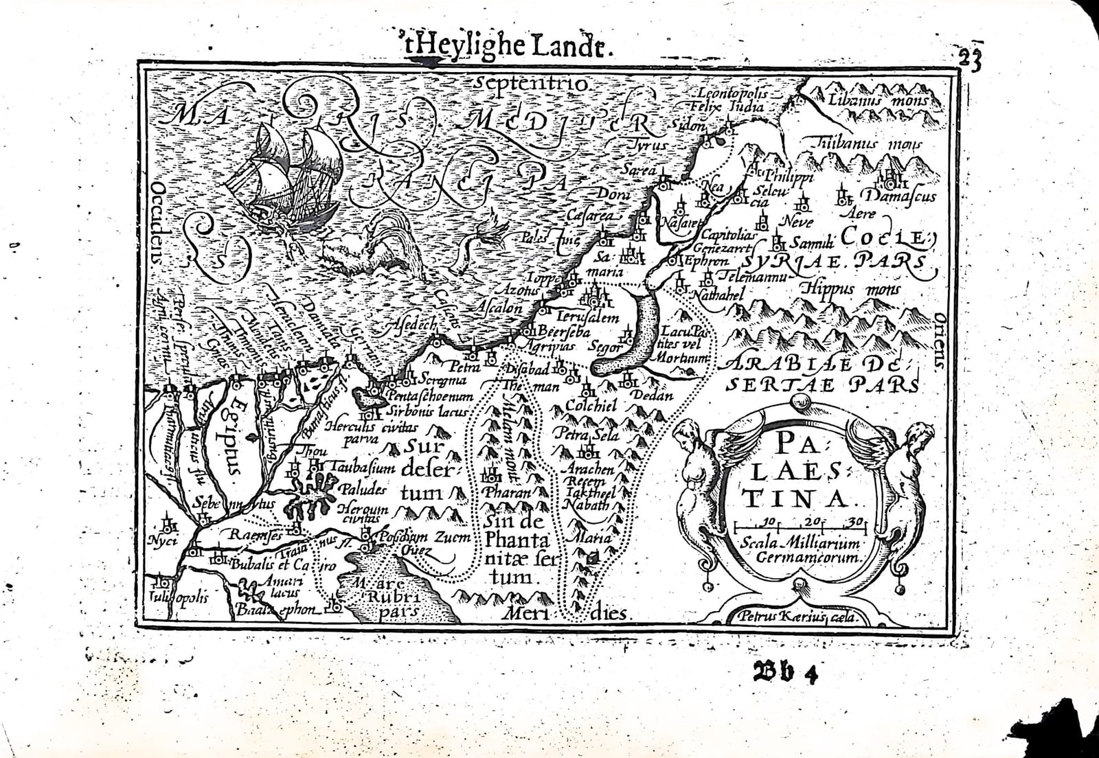 't Heylighe Landt: Palaestina (the Holy Land)