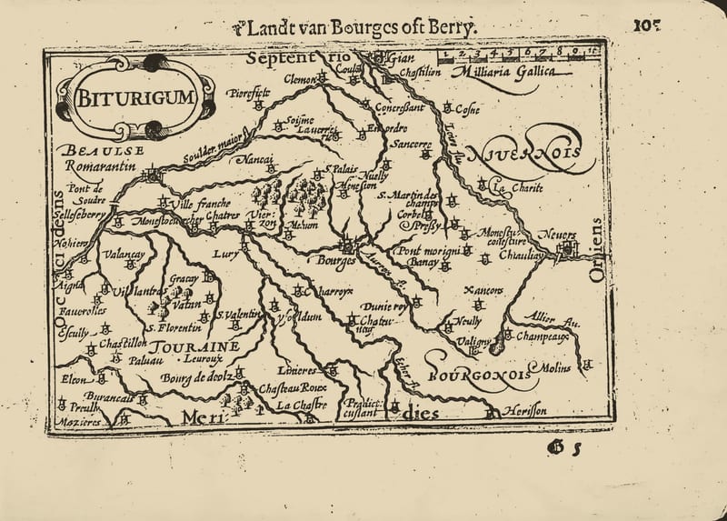 Biturigum (t'Landt van Bourges oft Berry, the Province of Berry)