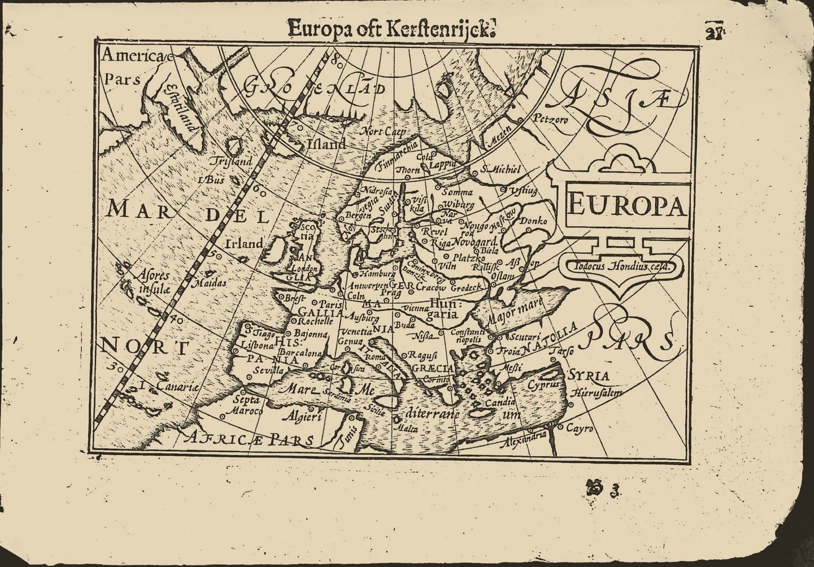 Europa (Europa oft Kerstenrijck, Europe or Christendom)