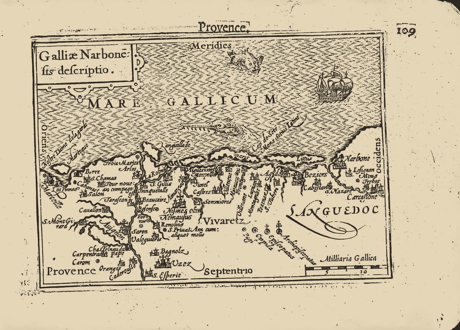Galliae Narbonensis Descriptio (Provence, Provence and Lower Languedoc)