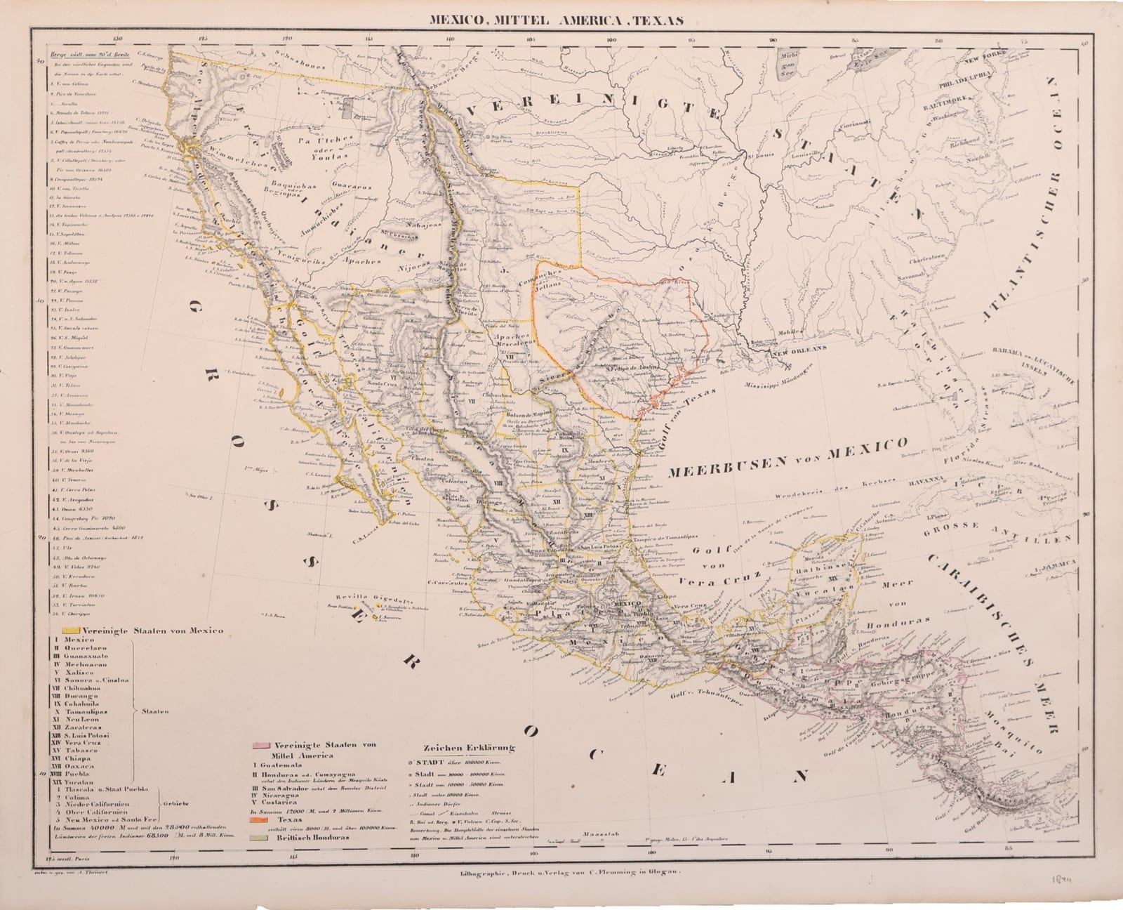 Mexico, Mittel America, Texas
