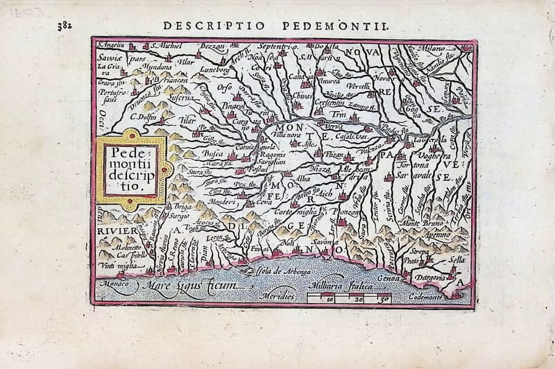 Pedemontii descriptio (Piedmont)