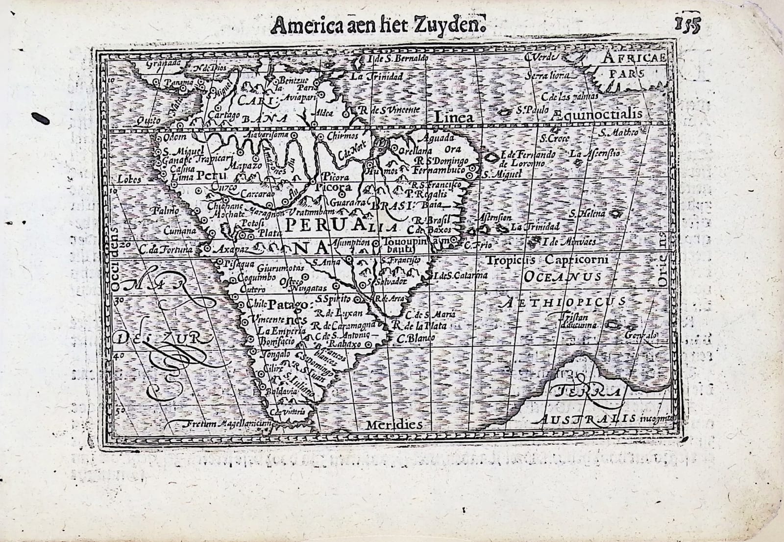 America aen het Zuyden (South America)
