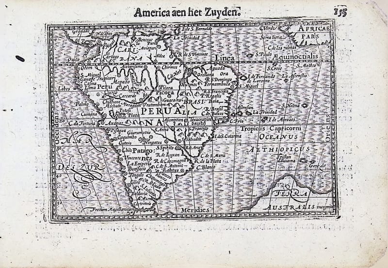 America aen het Zuyden (South America)