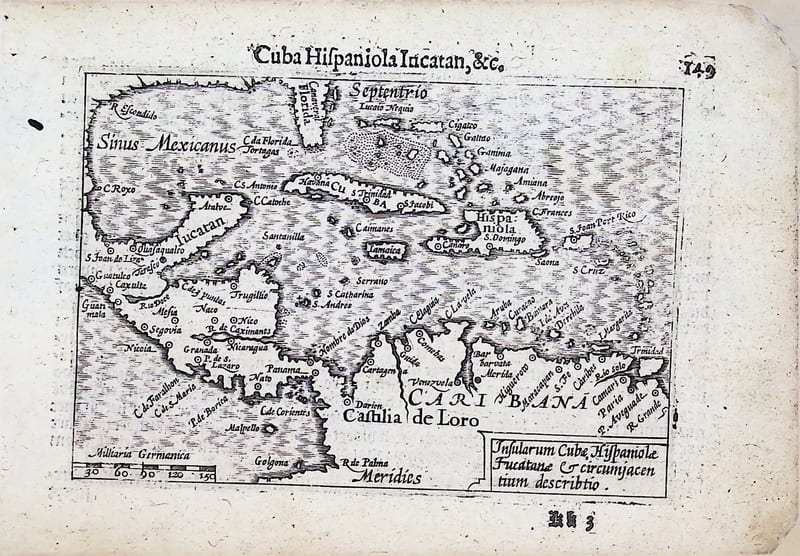 Cuba Hispaniola Iucatan, &c. (the Caribbean)