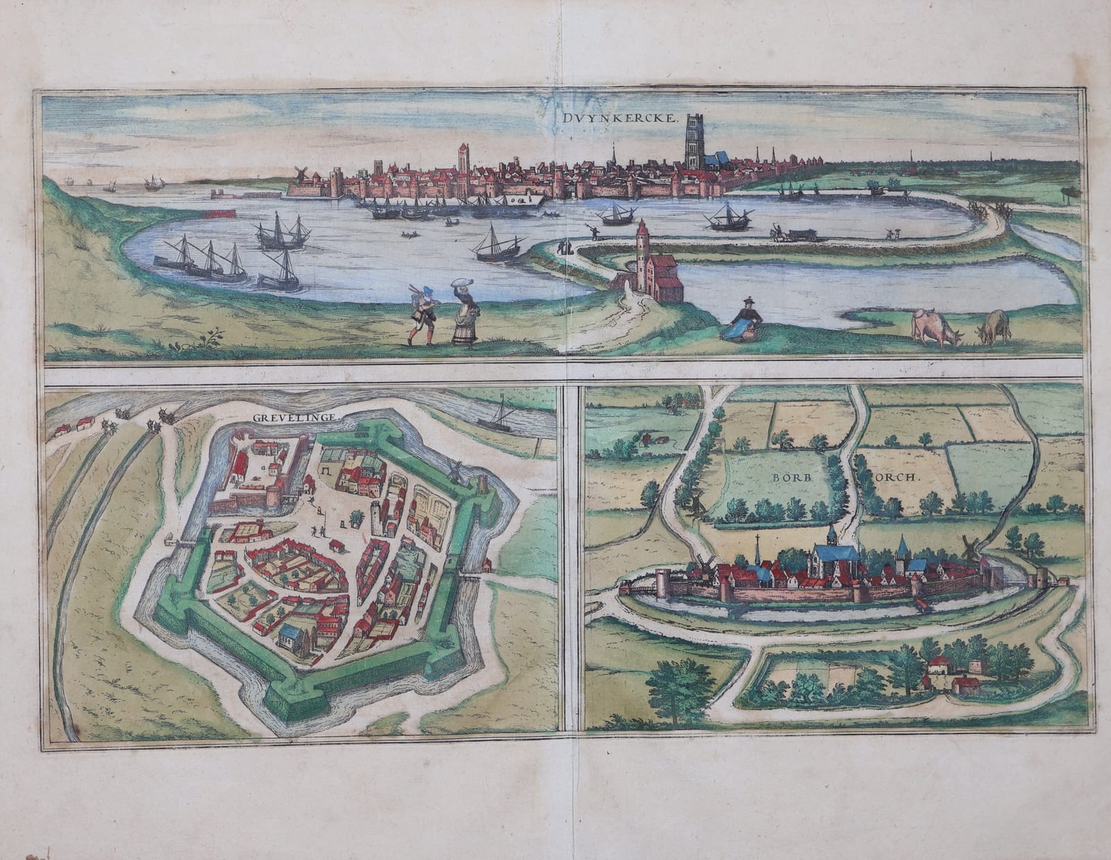 Duynkercke / Grevelinge / Borborch (Dunkirk, Gravelines and Bourbourg)